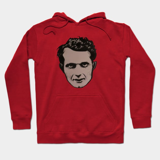 John Fante Drawing Hoodie by AndersHoberg